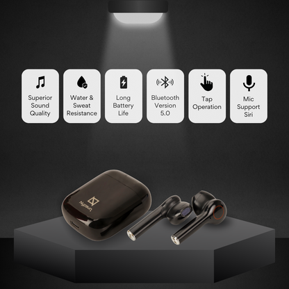 Nypsun YSP Premuim earbuds, true wireless, with mic, touch control