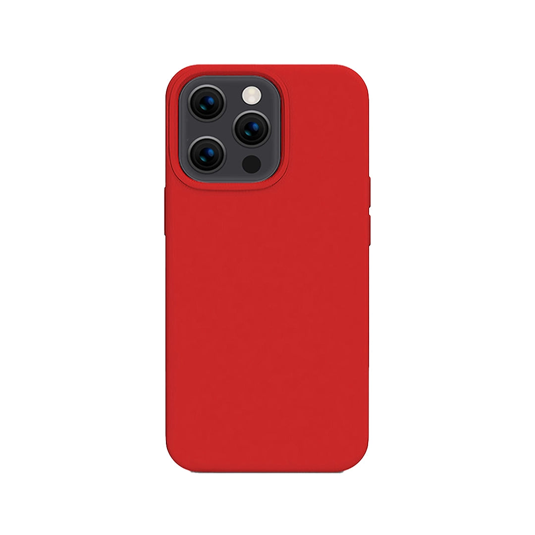 Liquid Silicone Cover Liquid Silicone Non -Slip Full Body Protective Covers Shockproof Back Cover Red